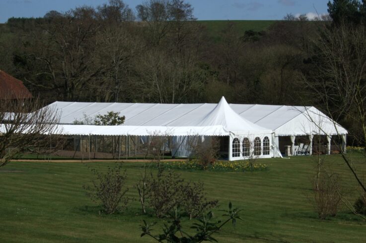 12m Frame Marquee with Chinese Hat