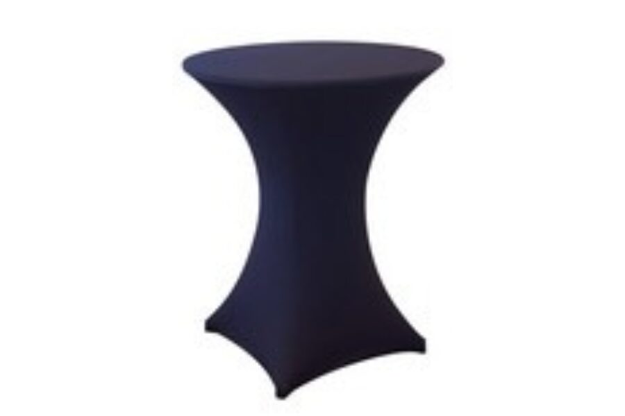 poseur table black