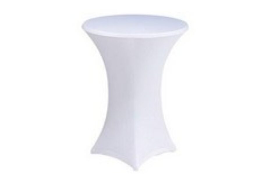 Poseur table white