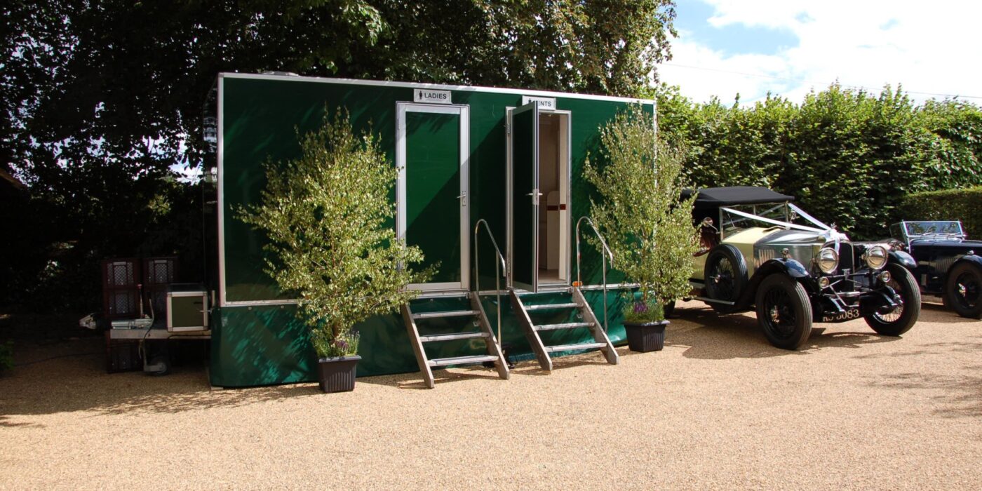 Carron Marquees - Ladies and gents portable toilets