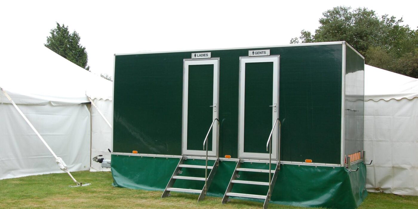 Carron Marquees - Ladies and gents toilets