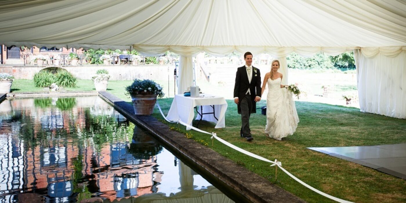 Marquee Over Pond