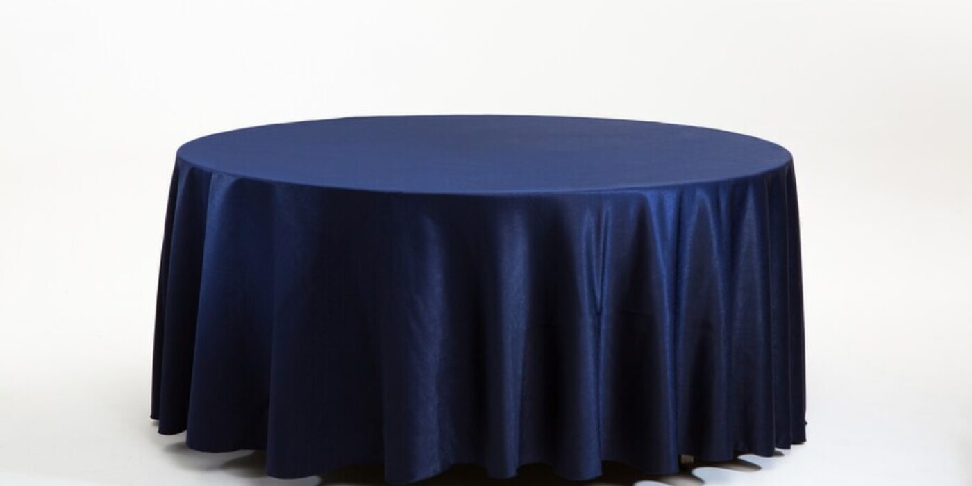 round tables - blue